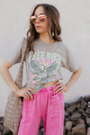 Free Bird World Tour Graphic Tee | MADE TO ORDER-Graphic Tees-Krush Kandy, Women's Online Fashion Boutique Located in Phoenix, Arizona (Scottsdale Area)