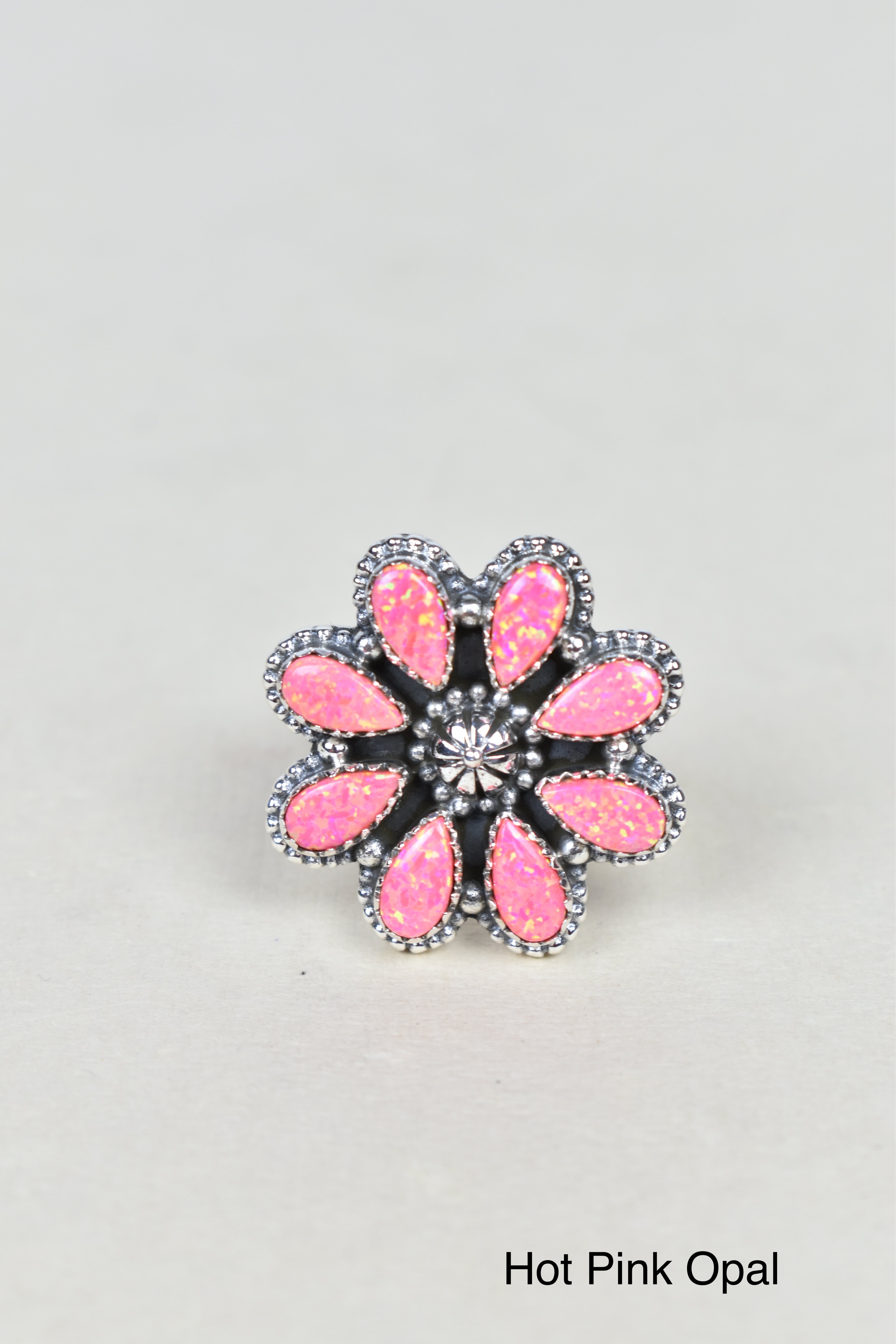 A Daisy A Day Keeps The Blues Away Ring-Cluster Rings-Krush Kandy, Women's Online Fashion Boutique Located in Phoenix, Arizona (Scottsdale Area)