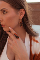 Square Cut Crawler Earrings | Multiple Stone Options-Drop Earrings-Krush Kandy, Women's Online Fashion Boutique Located in Phoenix, Arizona (Scottsdale Area)