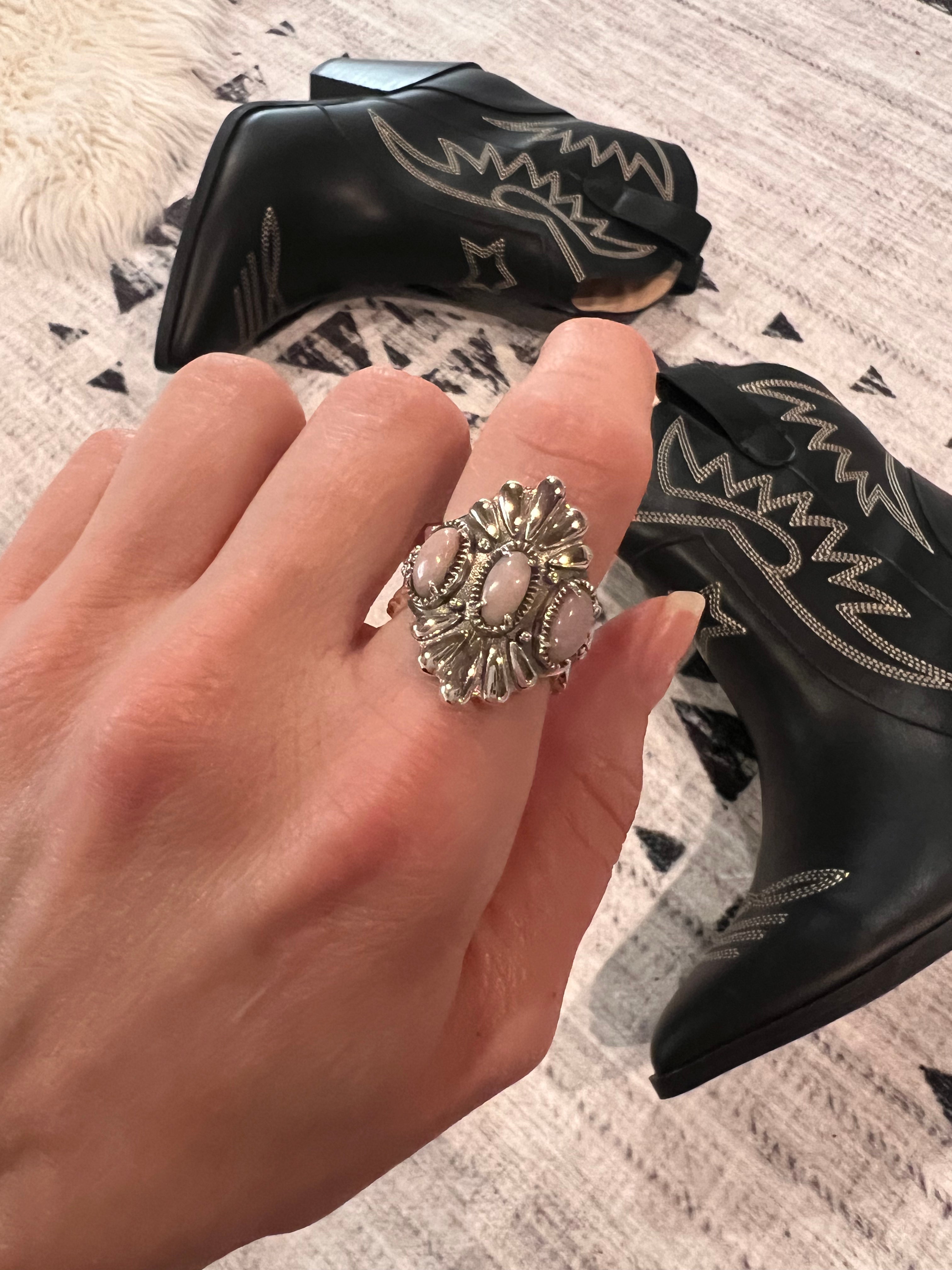 Free As The Wind Triple Stone Ring | PREORDER NOW OPEN!-Statement Rings-Krush Kandy, Women's Online Fashion Boutique Located in Phoenix, Arizona (Scottsdale Area)