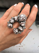 Squash Blossom Horseshoe Ring-Cluster Rings-Krush Kandy, Women's Online Fashion Boutique Located in Phoenix, Arizona (Scottsdale Area)