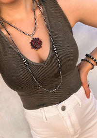 MADE TO ORDER Wild West Graduated Desert Pearl Necklace