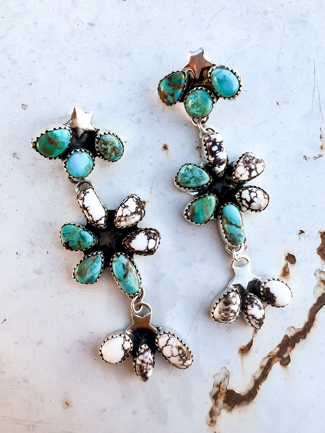 Dancing in a Field of Flowers Sterling Silver Earrings | PREORDER-Earrings-Krush Kandy, Women's Online Fashion Boutique Located in Phoenix, Arizona (Scottsdale Area)