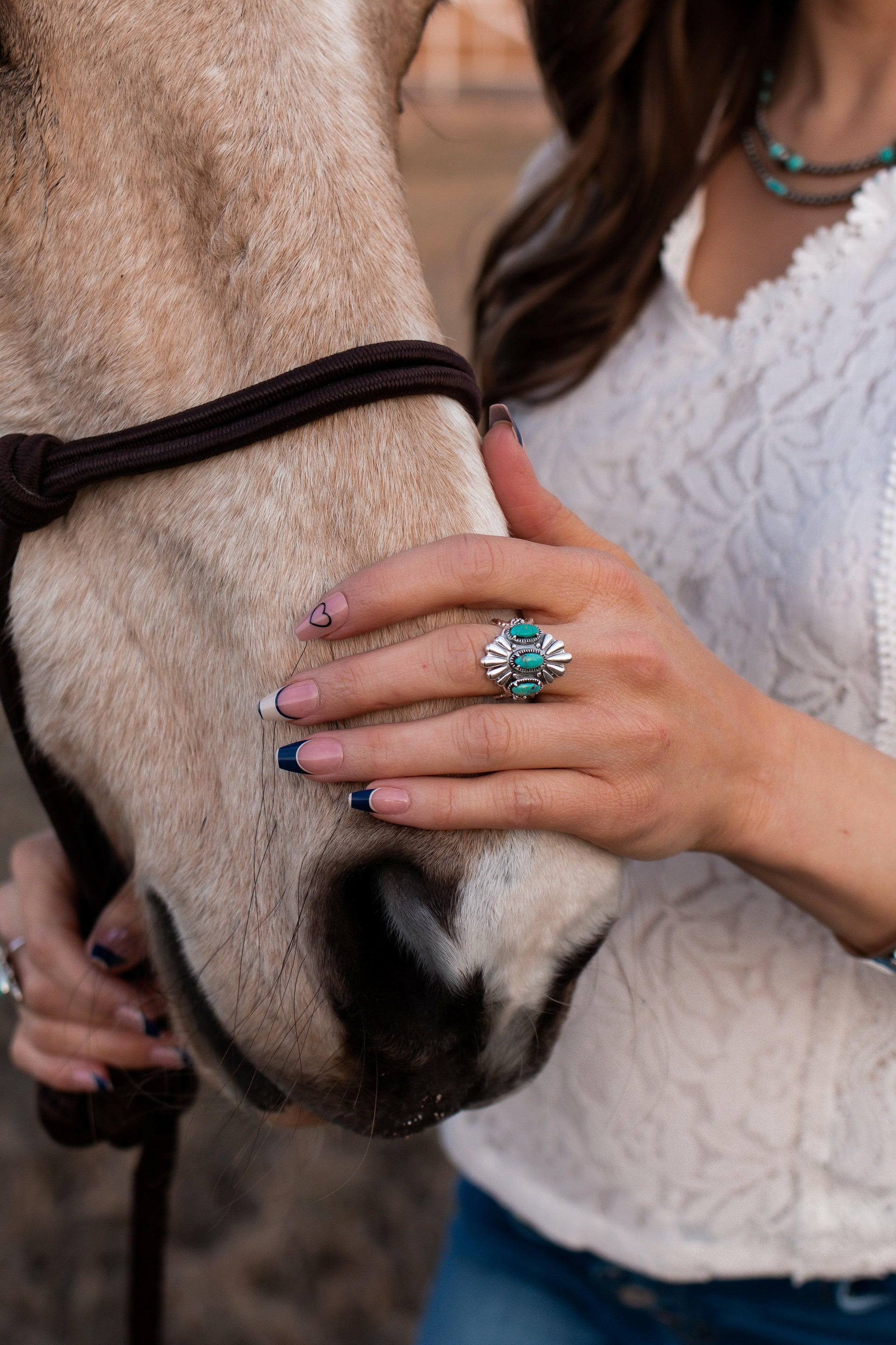 Free As The Wind Triple Stone Ring-Statement Rings-Krush Kandy, Women's Online Fashion Boutique Located in Phoenix, Arizona (Scottsdale Area)