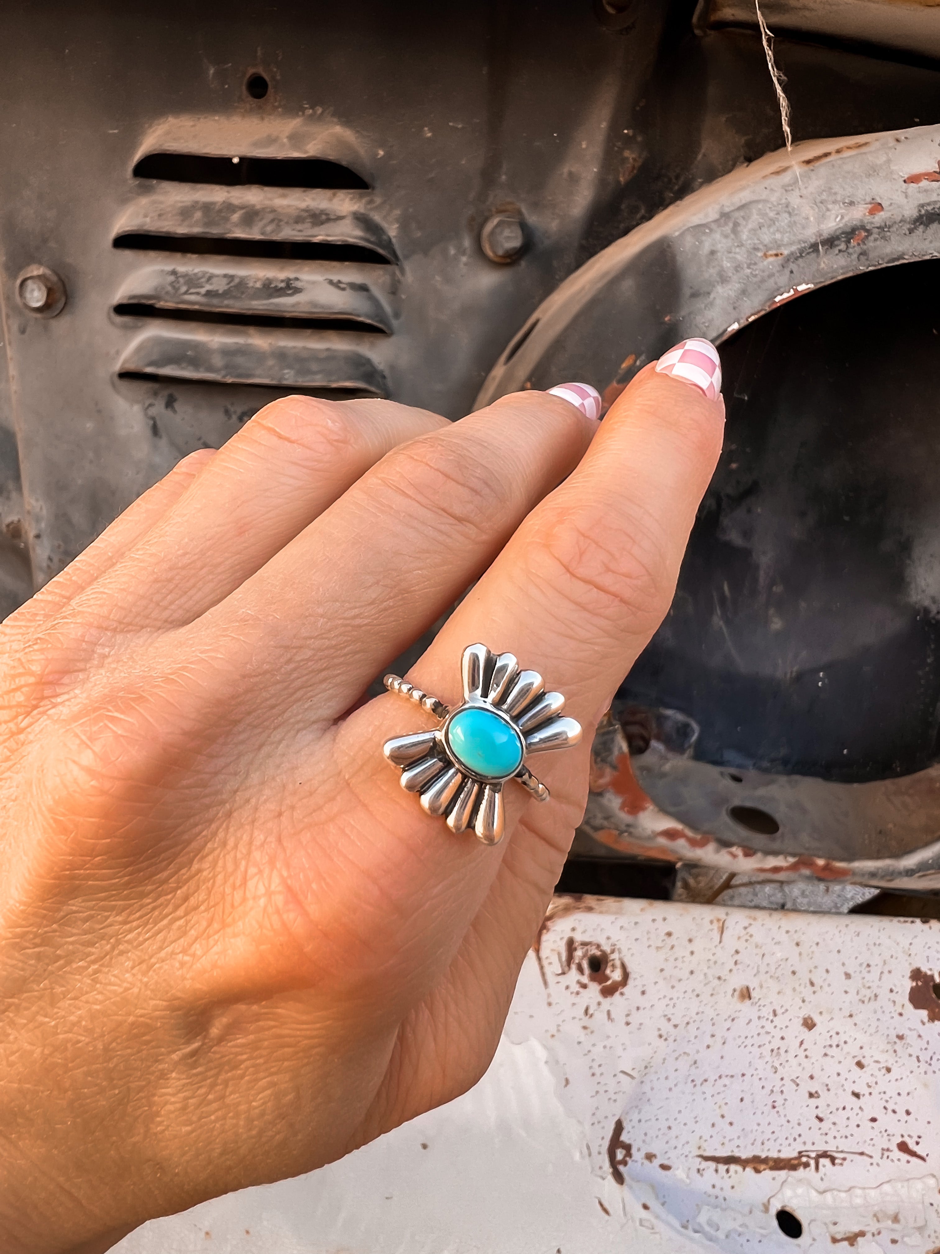 Sun Ring Sterling Silver Ring | PREORDER-Cluster Rings-Krush Kandy, Women's Online Fashion Boutique Located in Phoenix, Arizona (Scottsdale Area)