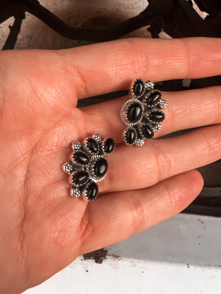 Cute Little Half Cluster Blossom Earrings / PREORDER NOW OPEN-Earrings-Krush Kandy, Women's Online Fashion Boutique Located in Phoenix, Arizona (Scottsdale Area)