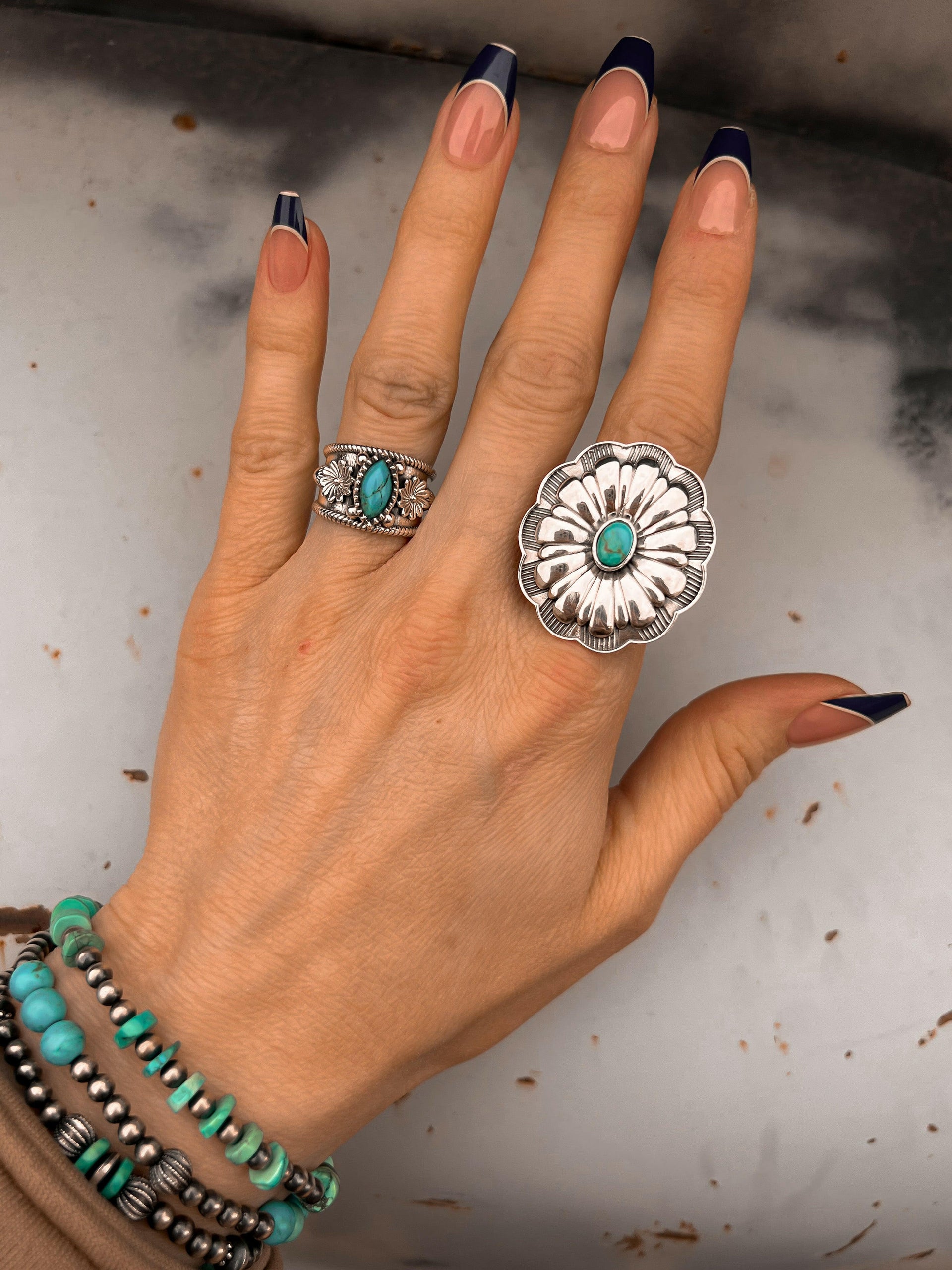 Blooming Boho Sterling Silver Ring MADE TO ORDER-Cluster Rings-Krush Kandy, Women's Online Fashion Boutique Located in Phoenix, Arizona (Scottsdale Area)