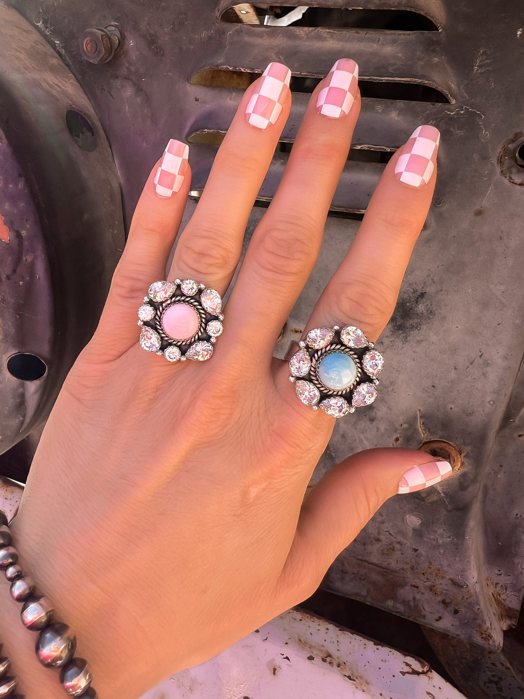 Krystal Krushes Cluster Ring | Multiple Stone Options! PREORDER OPAN!-Rings-Krush Kandy, Women's Online Fashion Boutique Located in Phoenix, Arizona (Scottsdale Area)