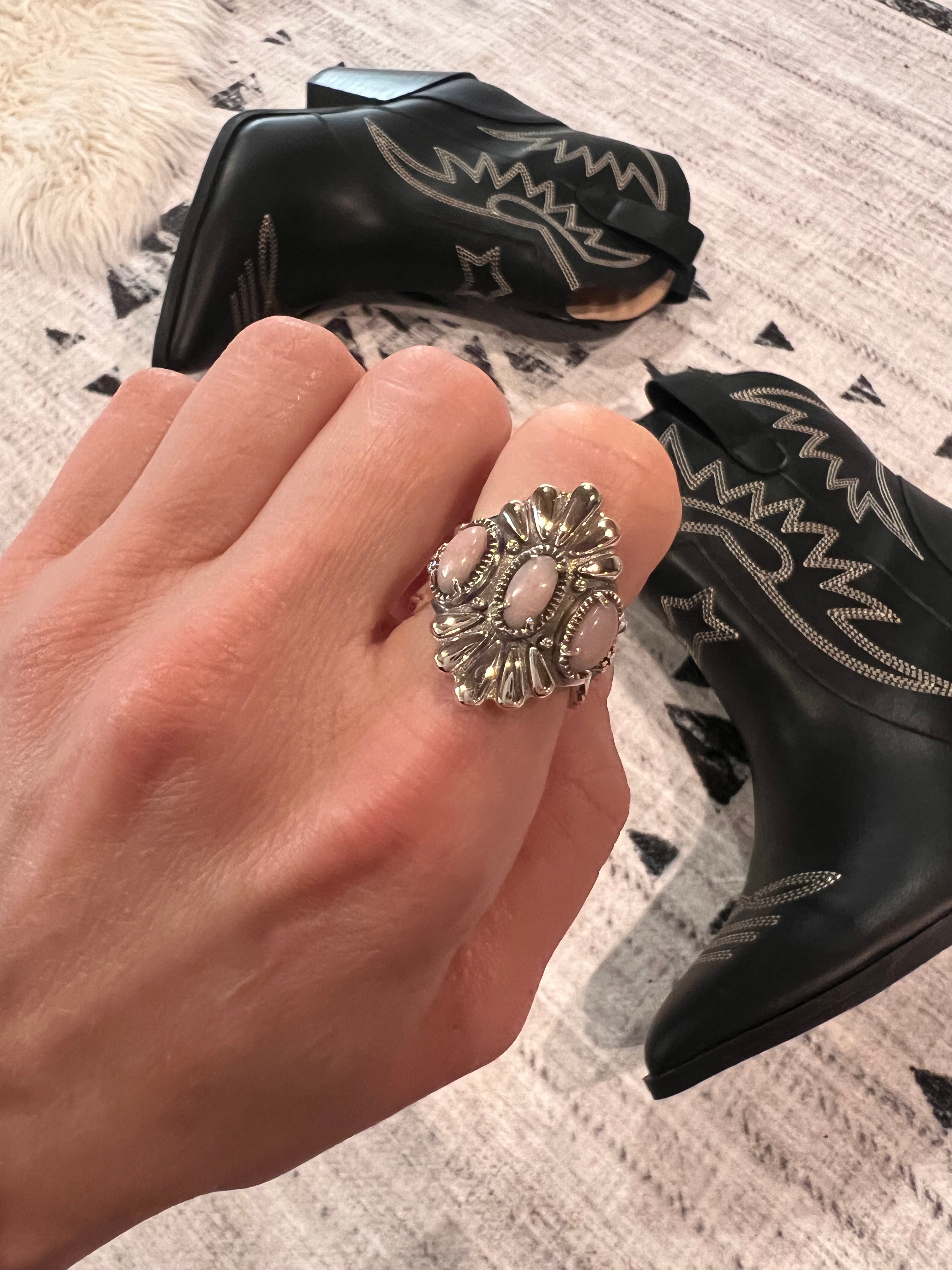 Free As The Wind Triple Stone Ring | PREORDER NOW OPEN!-Statement Rings-Krush Kandy, Women's Online Fashion Boutique Located in Phoenix, Arizona (Scottsdale Area)