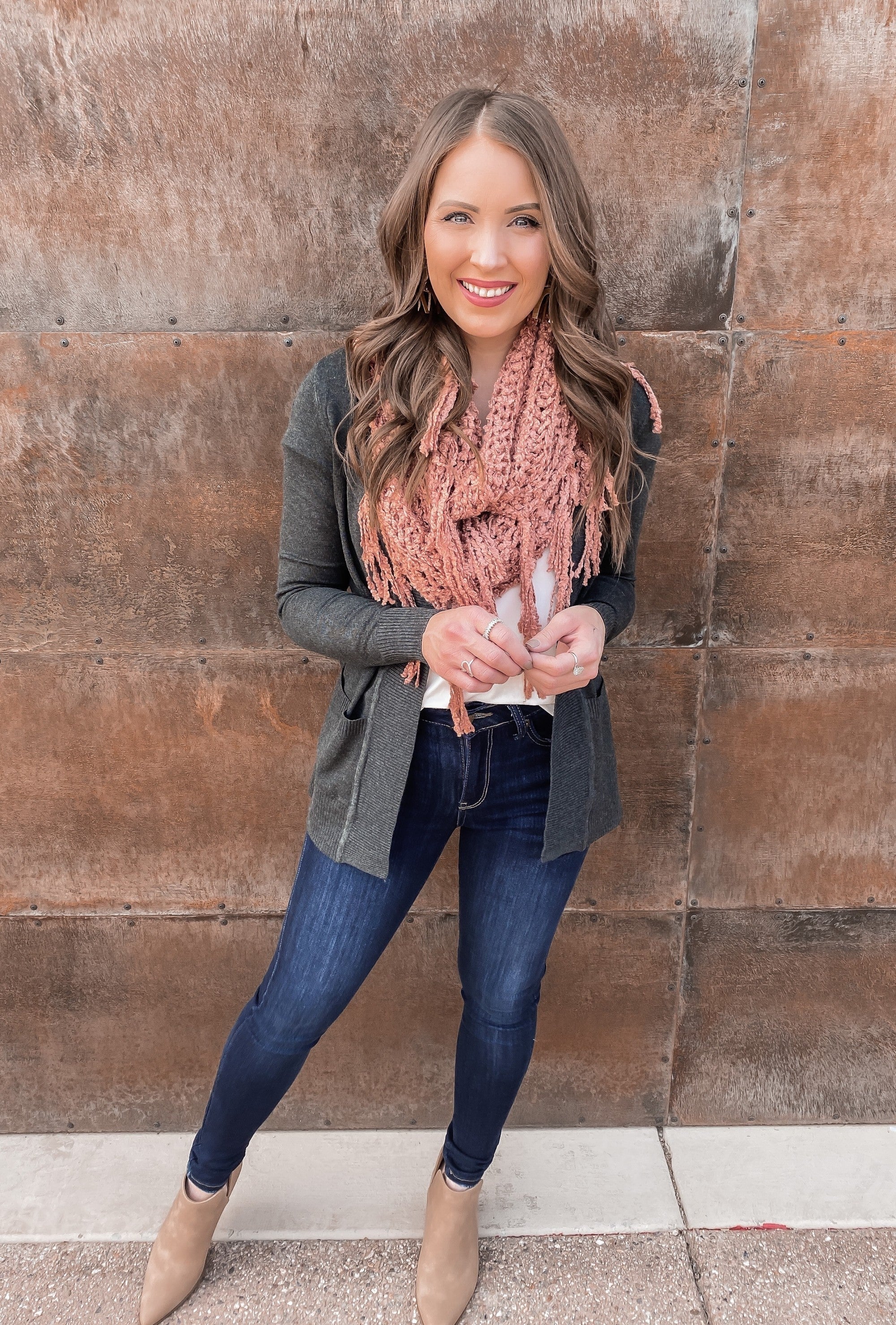 Net Infinity Scarf-Scarves-Krush Kandy, Women's Online Fashion Boutique Located in Phoenix, Arizona (Scottsdale Area)