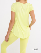 MONO B Forever Loved Long Line Deep V-Neck Pocket Shirt | S-3X, Multiple Colors-Short Sleeve Tops-Krush Kandy, Women's Online Fashion Boutique Located in Phoenix, Arizona (Scottsdale Area)