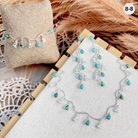 Solstice Serenade Sterling Silver & Stone Set-Necklaces-Krush Kandy, Women's Online Fashion Boutique Located in Phoenix, Arizona (Scottsdale Area)