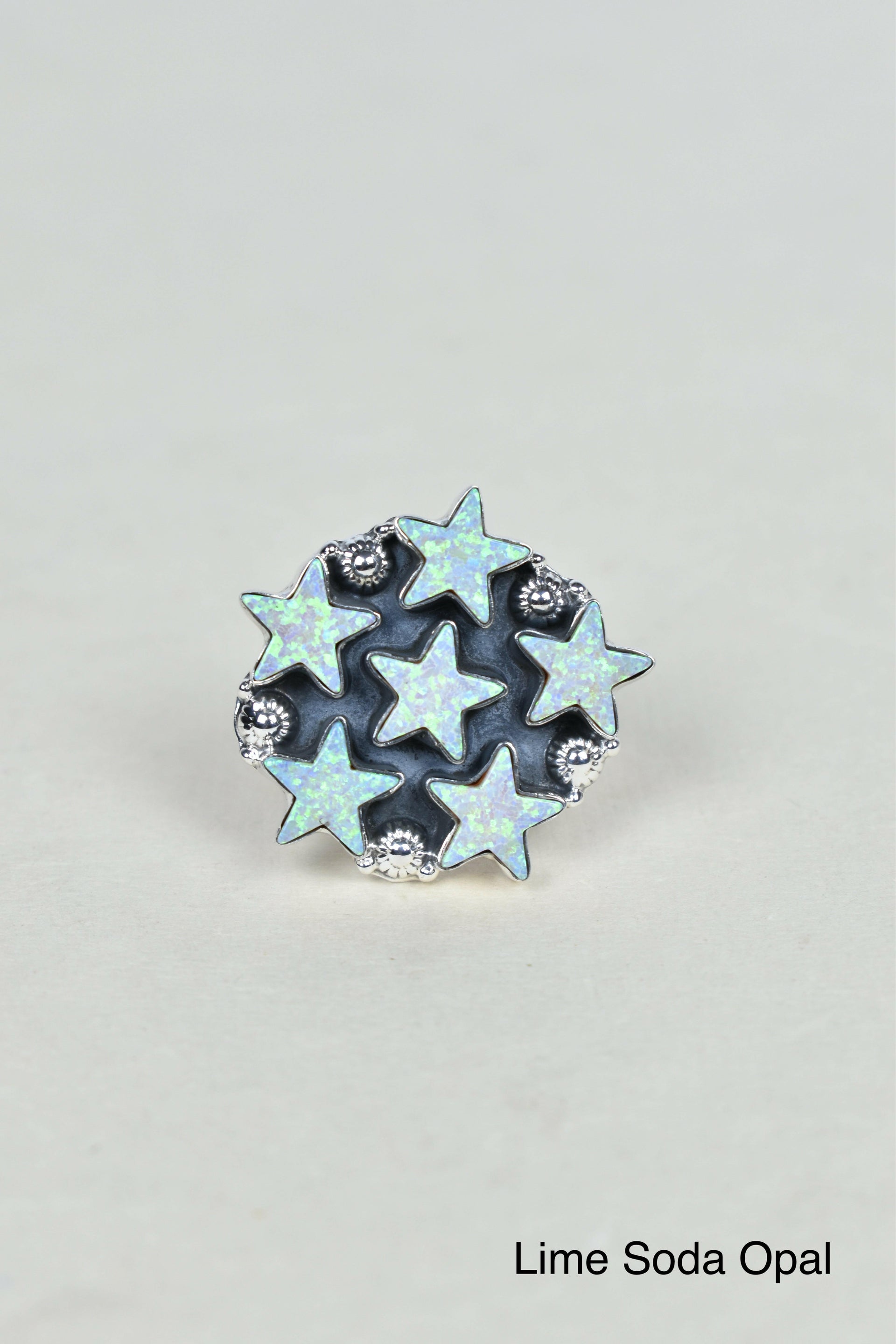 5 Star General Sterling Silver Ring-Cluster Rings-Krush Kandy, Women's Online Fashion Boutique Located in Phoenix, Arizona (Scottsdale Area)