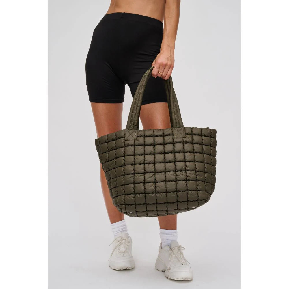 Breakaway Puffer Tote-Purses & Bags-Krush Kandy, Women's Online Fashion Boutique Located in Phoenix, Arizona (Scottsdale Area)