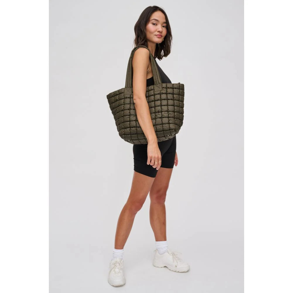 Breakaway Puffer Tote-Purses & Bags-Krush Kandy, Women's Online Fashion Boutique Located in Phoenix, Arizona (Scottsdale Area)