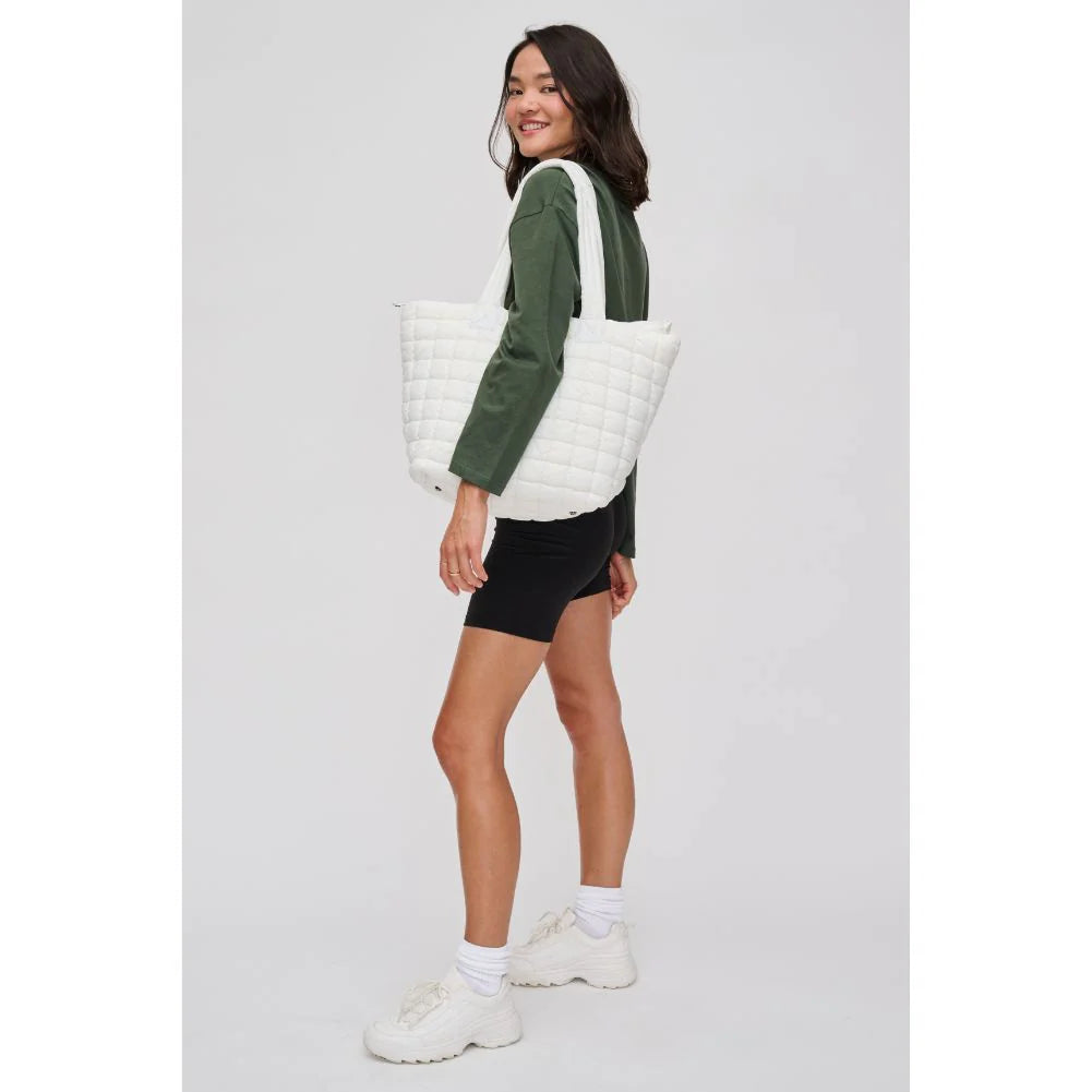 Breakaway Puffer Tote-Purses & Bags-Krush Kandy, Women's Online Fashion Boutique Located in Phoenix, Arizona (Scottsdale Area)