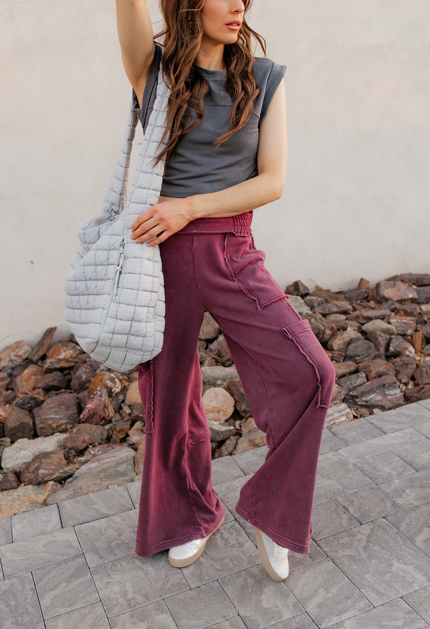 Flex Mode Cropped Active Top-2 Piece Outfit Sets-Krush Kandy, Women's Online Fashion Boutique Located in Phoenix, Arizona (Scottsdale Area)