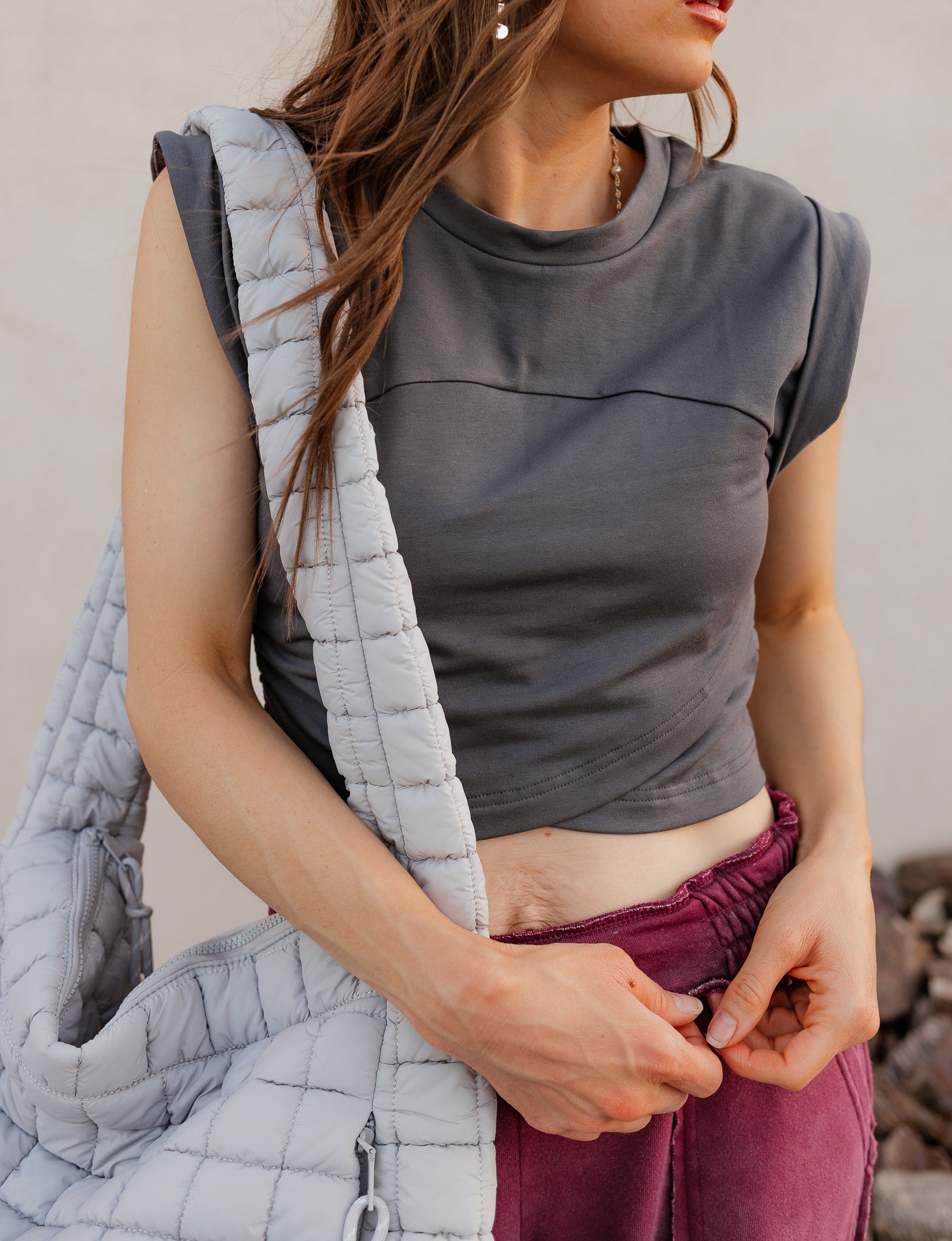 Flex Mode Cropped Active Top-2 Piece Outfit Sets-Krush Kandy, Women's Online Fashion Boutique Located in Phoenix, Arizona (Scottsdale Area)