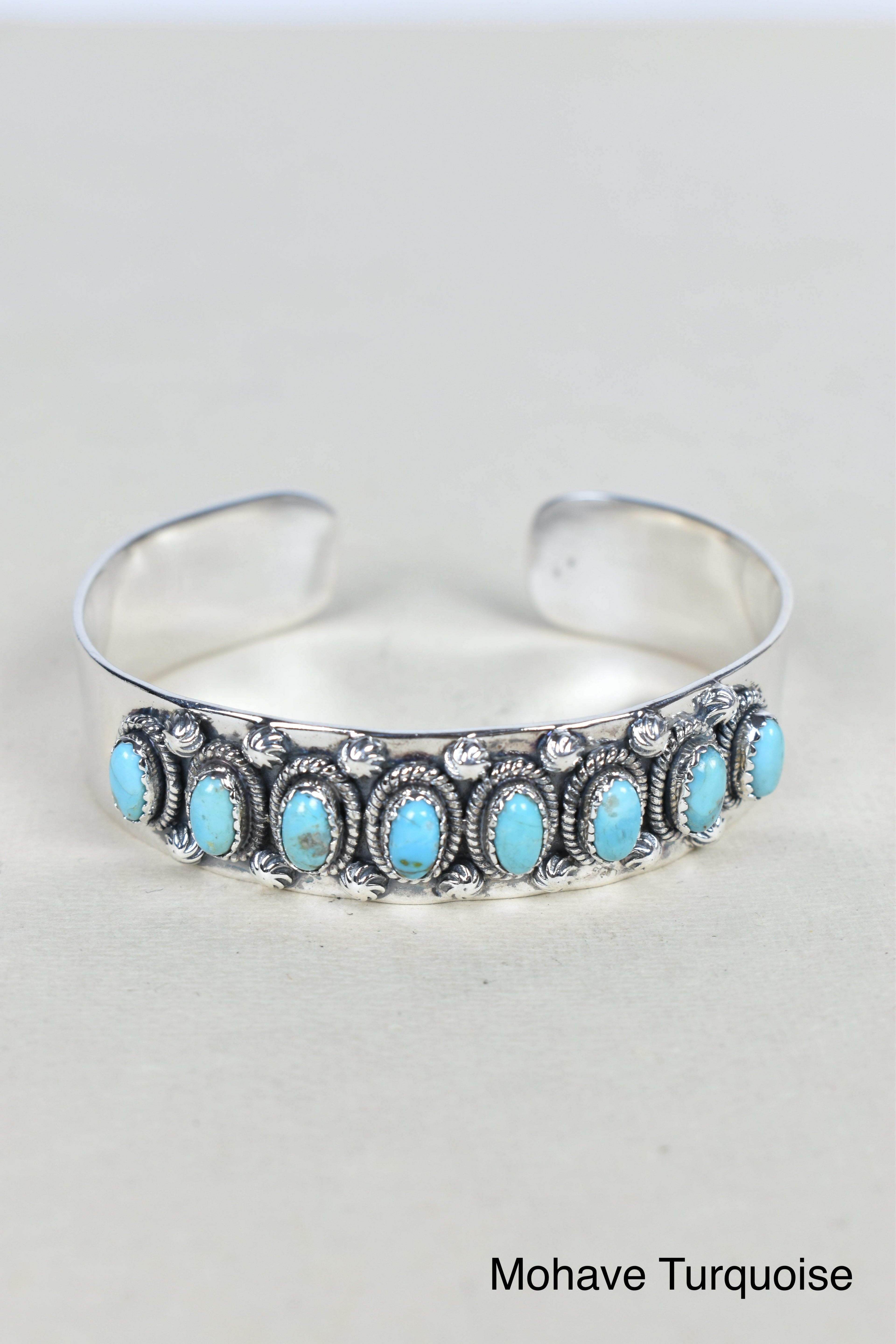 Octet Gem Sterling Silver Cuff-Cuffs-Krush Kandy, Women's Online Fashion Boutique Located in Phoenix, Arizona (Scottsdale Area)