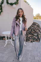 Oversized Faux Suede Biker Jacket-Jacket-Krush Kandy, Women's Online Fashion Boutique Located in Phoenix, Arizona (Scottsdale Area)