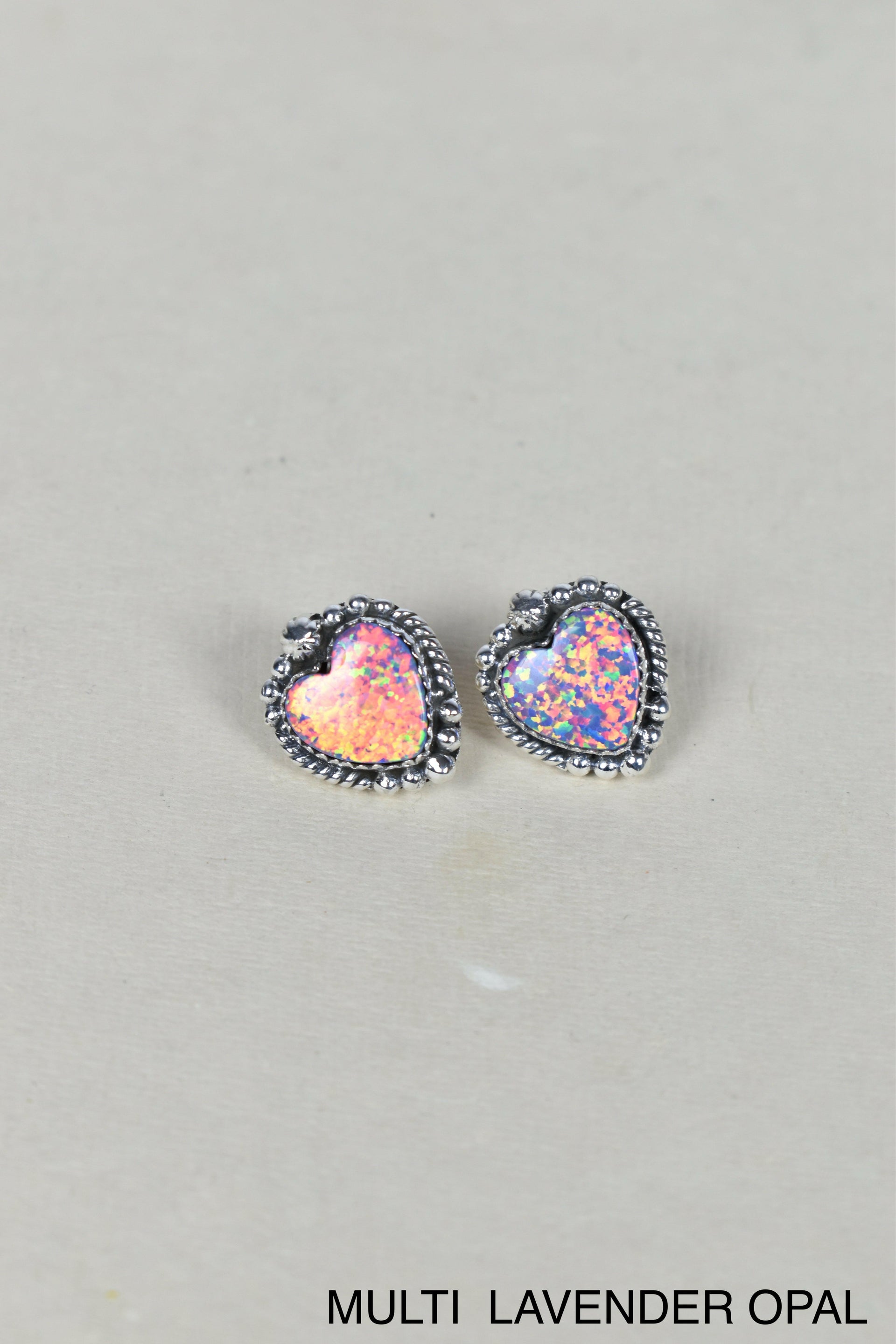 Heart Stone Earrings-Stud Earrings-Krush Kandy, Women's Online Fashion Boutique Located in Phoenix, Arizona (Scottsdale Area)