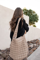 Leda Quilted Nylon Puffer Hobo Crossbody Bag-handbags-Krush Kandy, Women's Online Fashion Boutique Located in Phoenix, Arizona (Scottsdale Area)