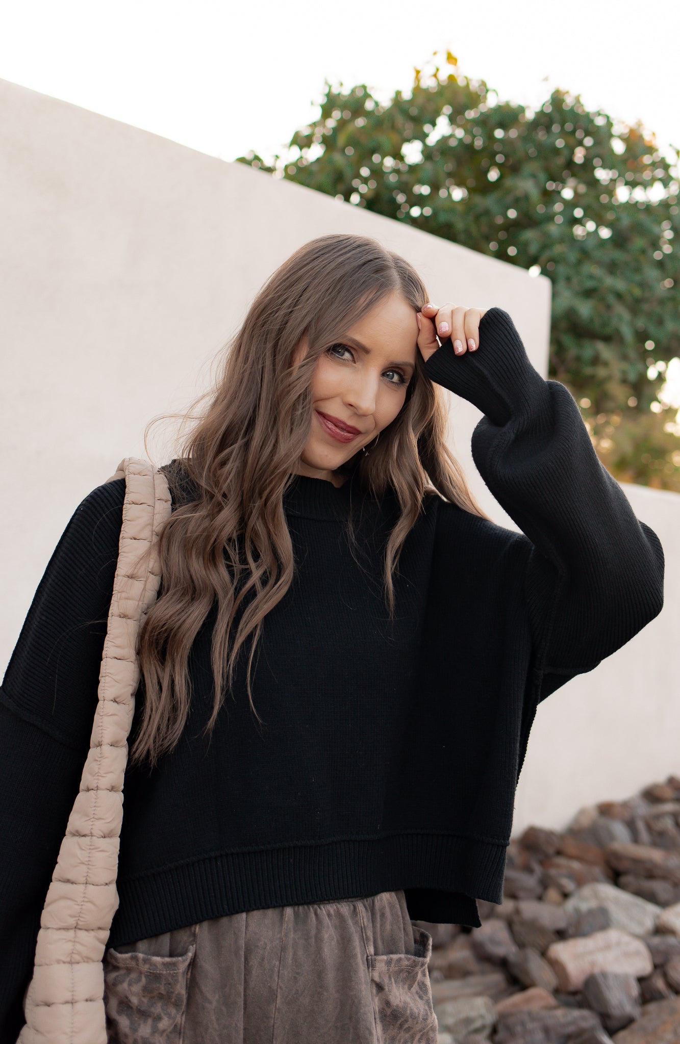 Your Go To Luxe Everyday Sweater | S-XL multiple colors-Sweaters-Krush Kandy, Women's Online Fashion Boutique Located in Phoenix, Arizona (Scottsdale Area)