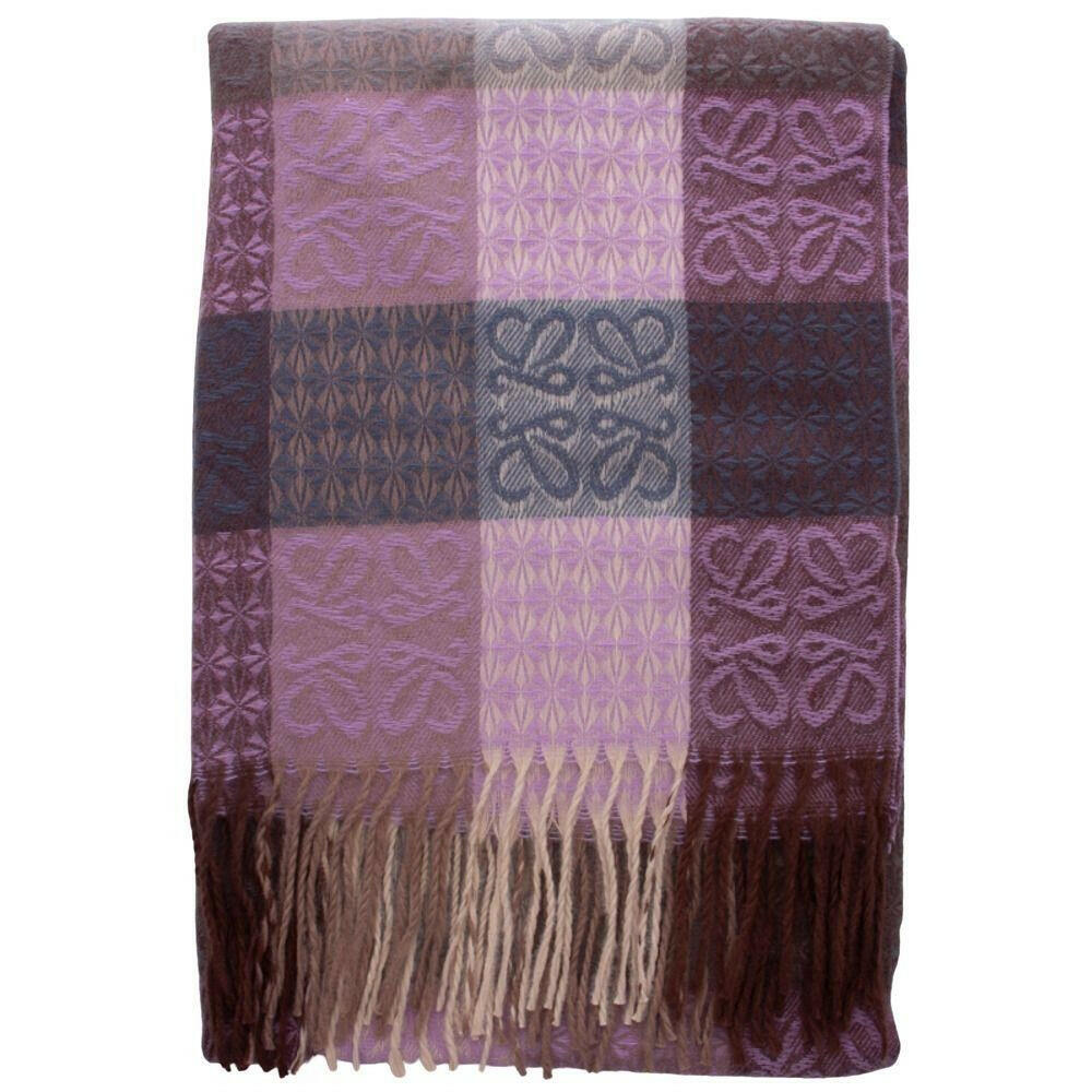 Color Block Plaid Scarf with Fringe and Butterfly Design-Scarves-Krush Kandy, Women's Online Fashion Boutique Located in Phoenix, Arizona (Scottsdale Area)