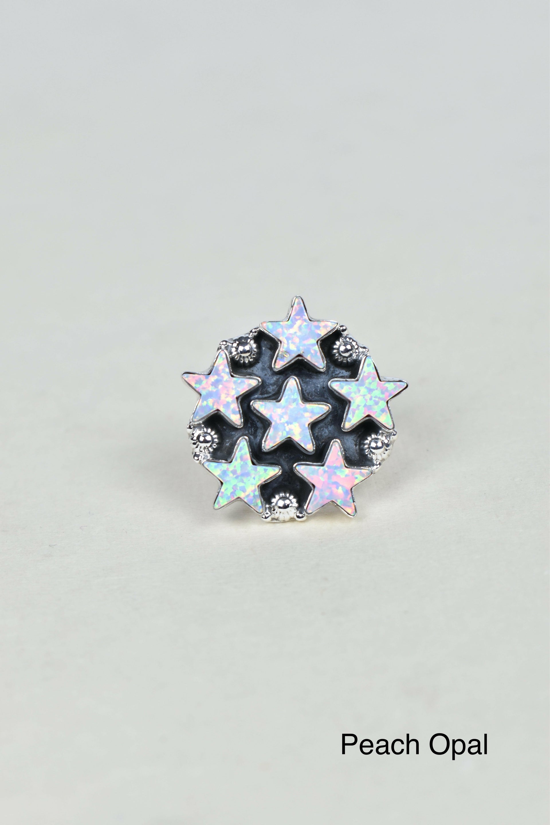 5 Star General Sterling Silver Ring-Cluster Rings-Krush Kandy, Women's Online Fashion Boutique Located in Phoenix, Arizona (Scottsdale Area)