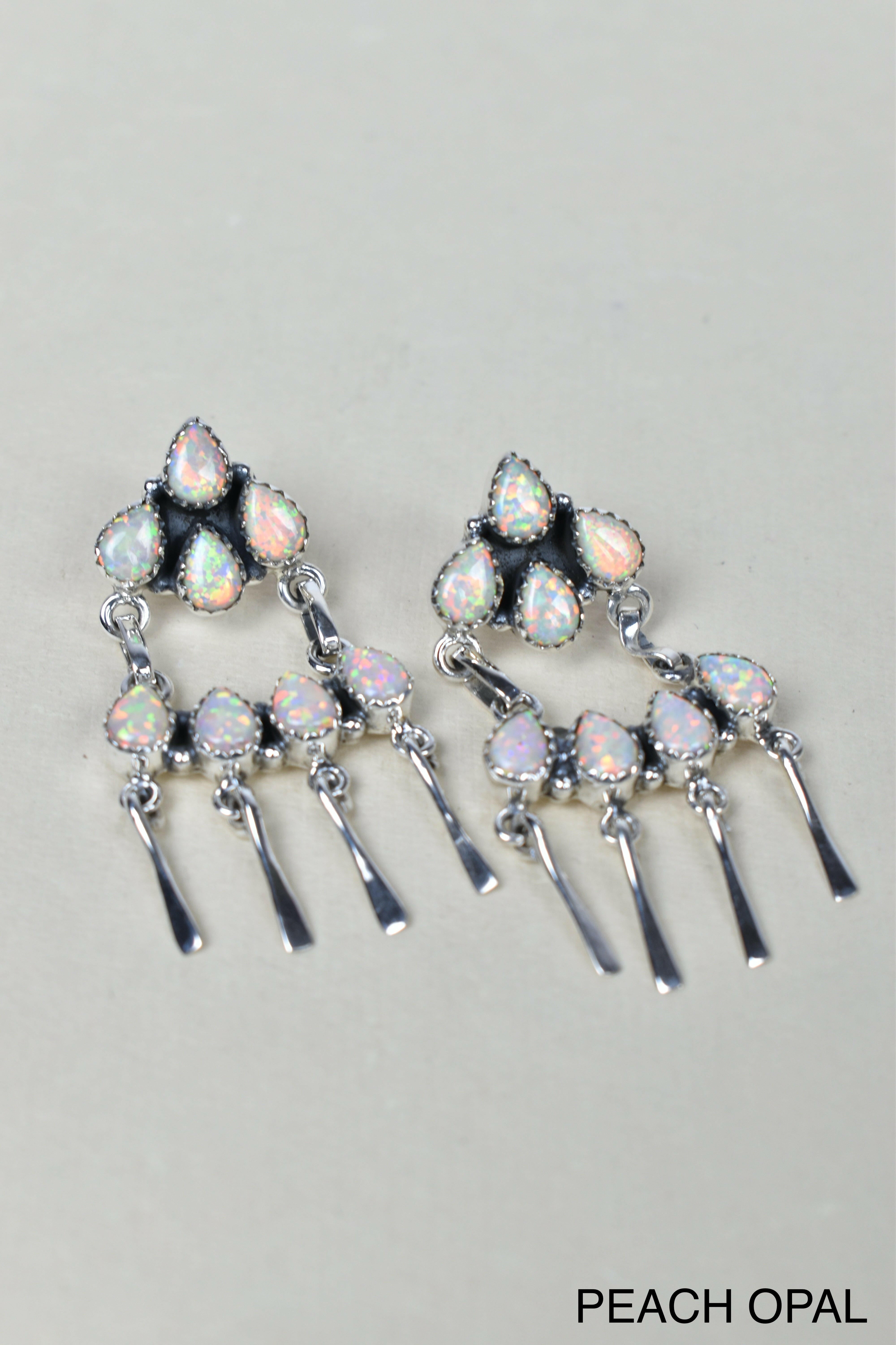 Tickle Me Pretty Sterling Silver Earrings-Drop Earrings-Krush Kandy, Women's Online Fashion Boutique Located in Phoenix, Arizona (Scottsdale Area)