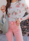 Blushing Bloom Sheer Mesh Top-Tops-Krush Kandy, Women's Online Fashion Boutique Located in Phoenix, Arizona (Scottsdale Area)