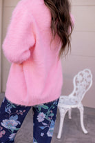 Luxe Soft Fuzzy Button Cardigan-Cardigans-Krush Kandy, Women's Online Fashion Boutique Located in Phoenix, Arizona (Scottsdale Area)