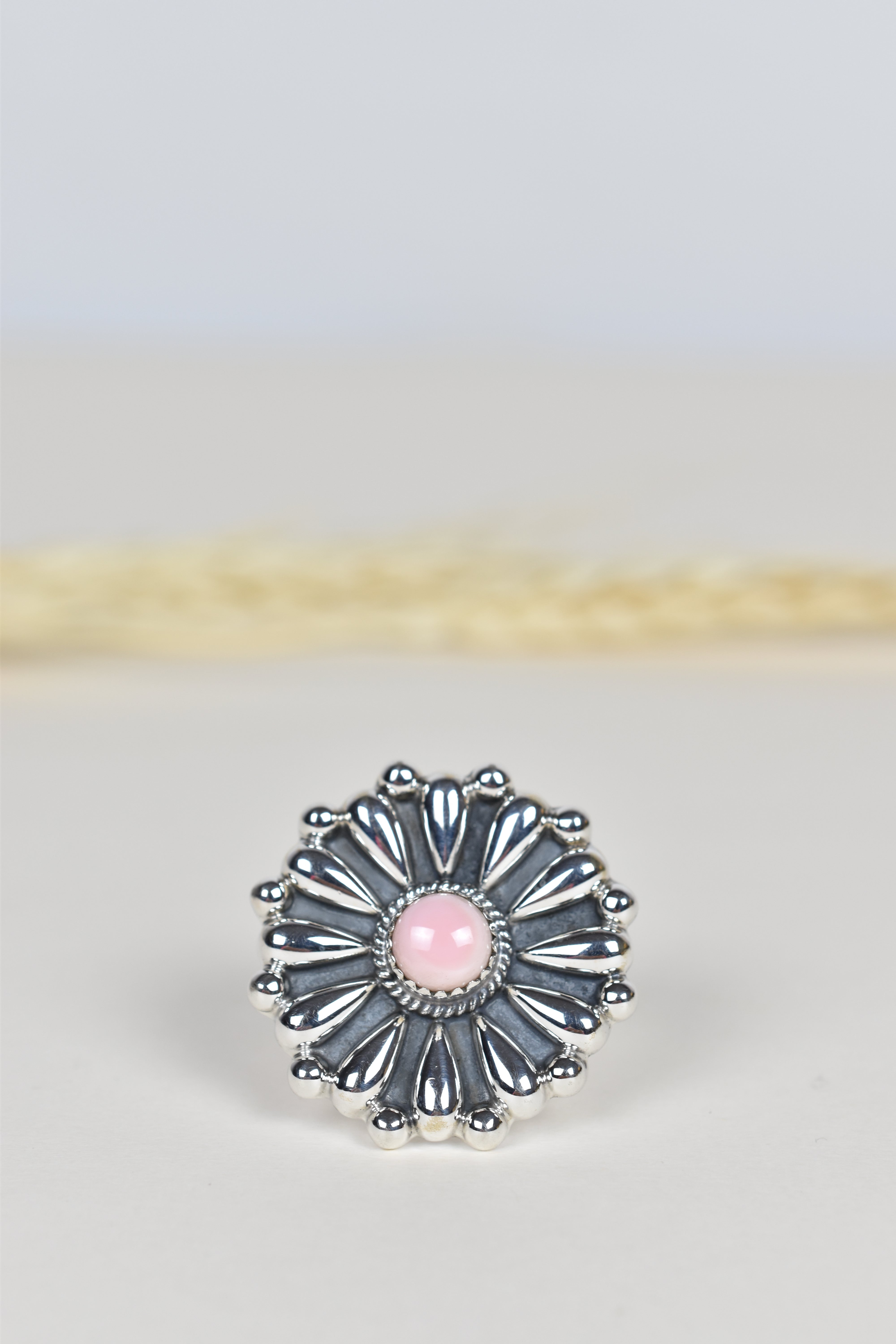 Dainty Concho Stone Ring-Dainty Rings-Krush Kandy, Women's Online Fashion Boutique Located in Phoenix, Arizona (Scottsdale Area)