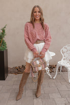 Delicate Viral Ruffle Lace Trim Skirt-Skirts-Krush Kandy, Women's Online Fashion Boutique Located in Phoenix, Arizona (Scottsdale Area)