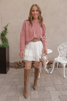 Delicate Viral Ruffle Lace Trim Skirt-Skirts-Krush Kandy, Women's Online Fashion Boutique Located in Phoenix, Arizona (Scottsdale Area)