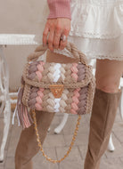 Neapolitan Cravings Handmade Crochet Purse-handbags-Krush Kandy, Women's Online Fashion Boutique Located in Phoenix, Arizona (Scottsdale Area)