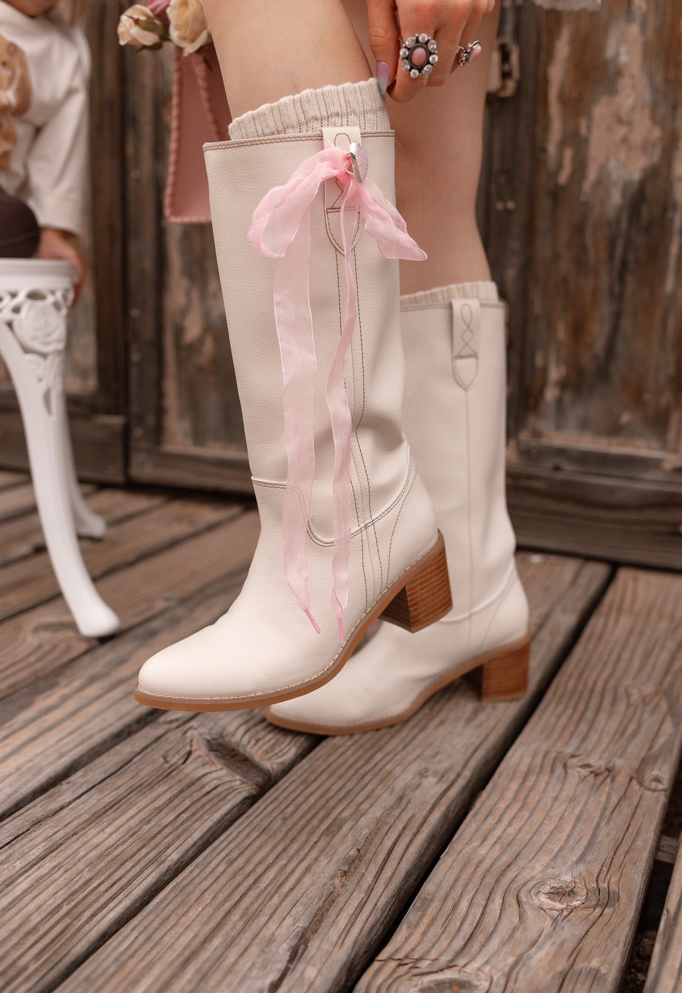 Zoe - Mid-calf Western Riding Boot-Sandals-Krush Kandy, Women's Online Fashion Boutique Located in Phoenix, Arizona (Scottsdale Area)