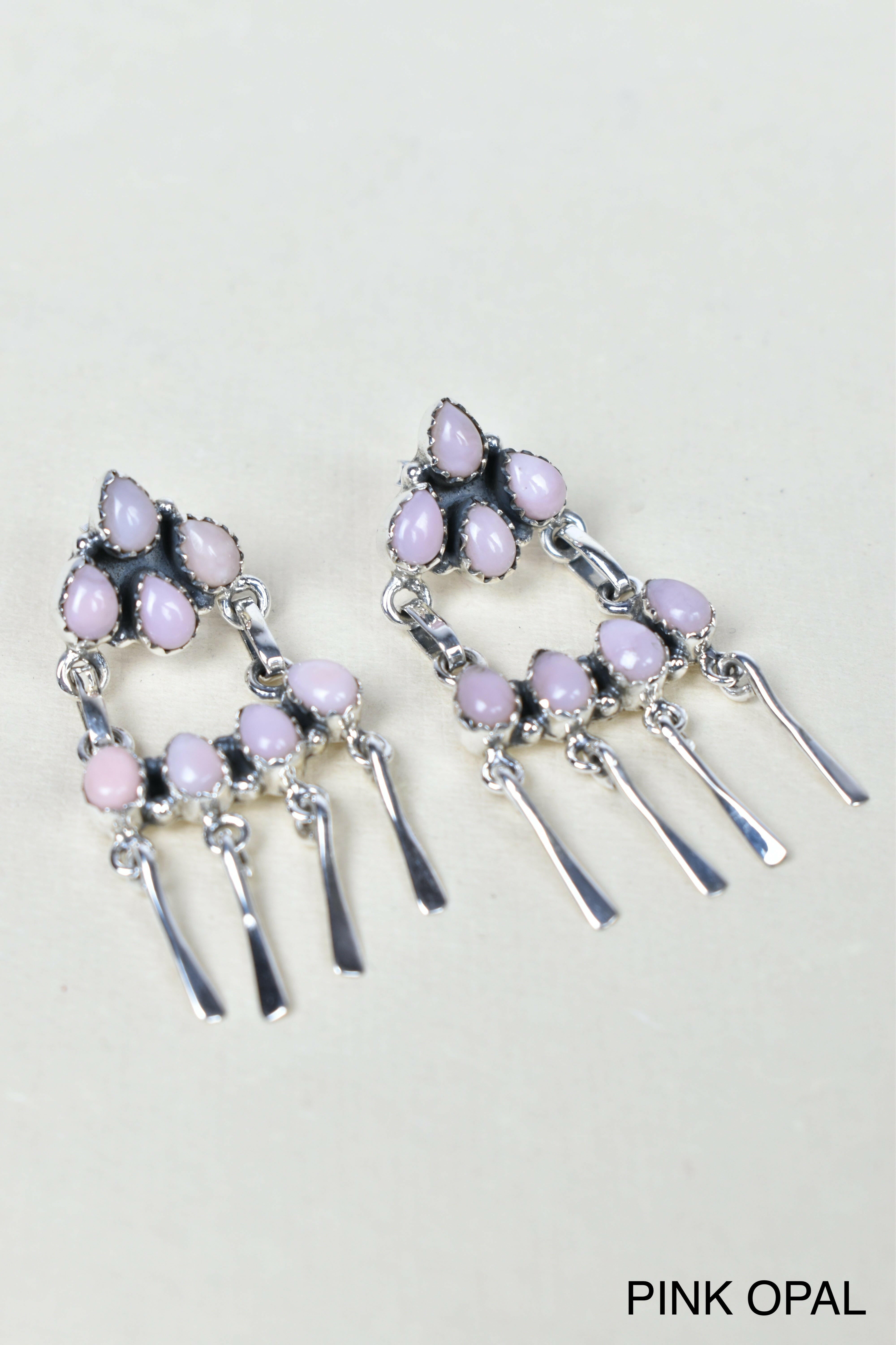 Tickle Me Pretty Sterling Silver Earrings-Drop Earrings-Krush Kandy, Women's Online Fashion Boutique Located in Phoenix, Arizona (Scottsdale Area)