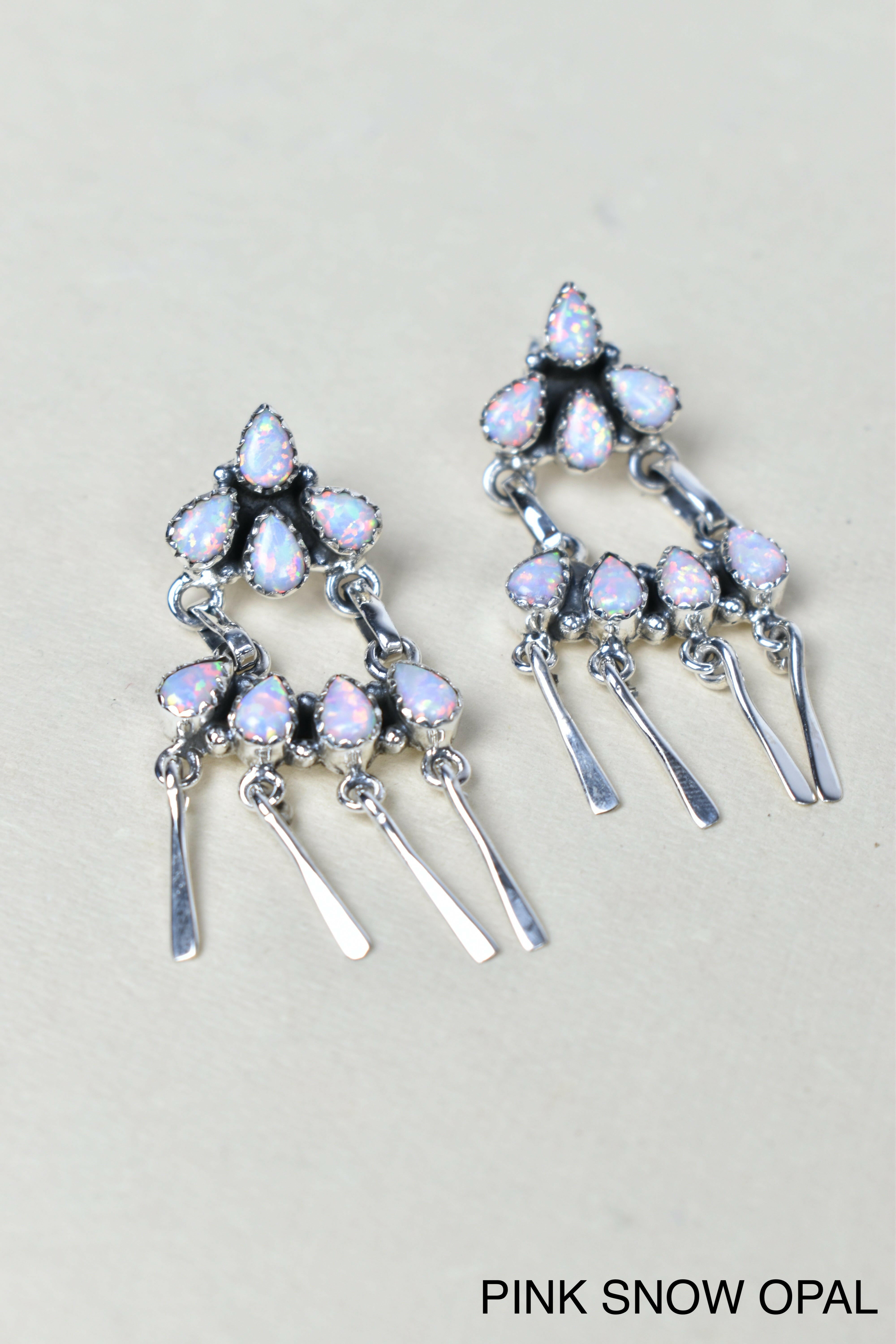 Tickle Me Pretty Sterling Silver Earrings-Drop Earrings-Krush Kandy, Women's Online Fashion Boutique Located in Phoenix, Arizona (Scottsdale Area)