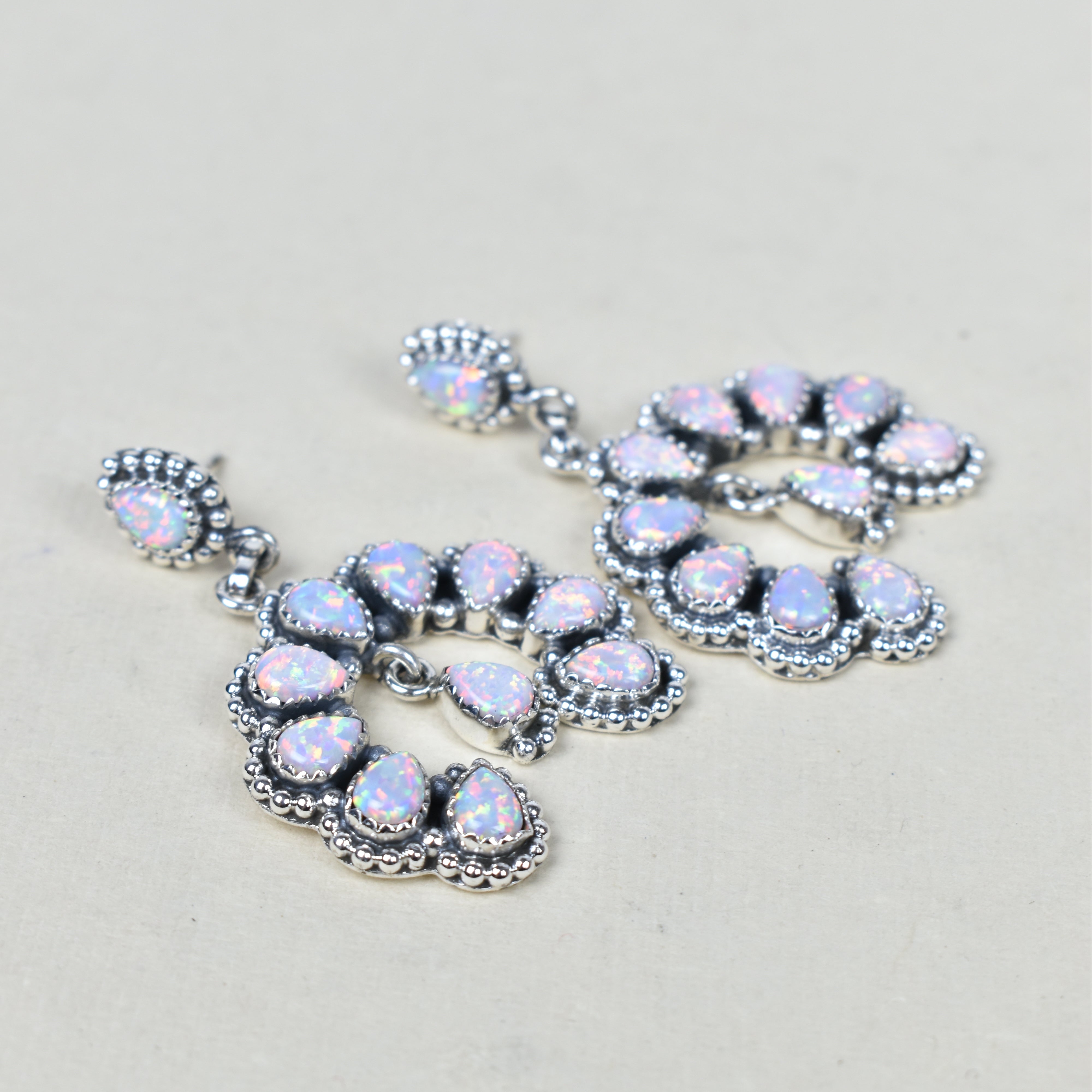 Double Luck Sterling Silver Earrings-Drop Earrings-Krush Kandy, Women's Online Fashion Boutique Located in Phoenix, Arizona (Scottsdale Area)