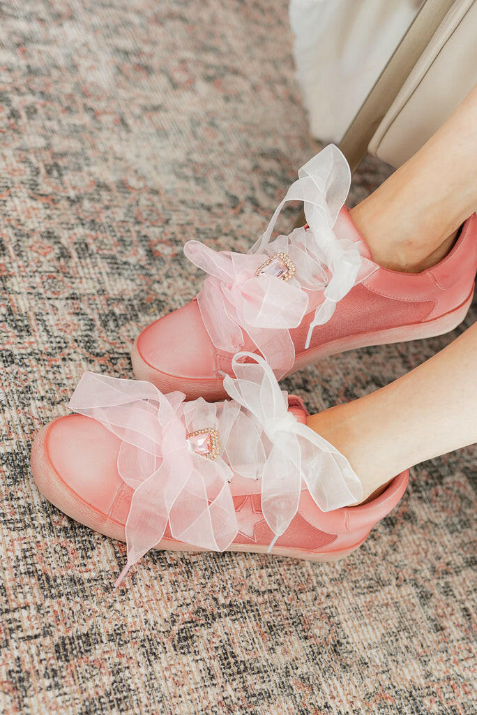 The Sandy Star Sneaker, Pink-Sneakers-Krush Kandy, Women's Online Fashion Boutique Located in Phoenix, Arizona (Scottsdale Area)