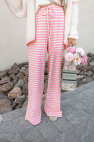 Wide Leg Stripe Tie Pants-Pants-Krush Kandy, Women's Online Fashion Boutique Located in Phoenix, Arizona (Scottsdale Area)