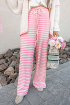 Wide Leg Stripe Tie Pants-Pants-Krush Kandy, Women's Online Fashion Boutique Located in Phoenix, Arizona (Scottsdale Area)