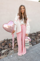 Contrast Open Front Dropped Shoulder Cardigan-Cardigan-Krush Kandy, Women's Online Fashion Boutique Located in Phoenix, Arizona (Scottsdale Area)