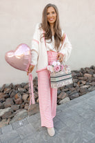 Contrast Open Front Dropped Shoulder Cardigan-Cardigan-Krush Kandy, Women's Online Fashion Boutique Located in Phoenix, Arizona (Scottsdale Area)