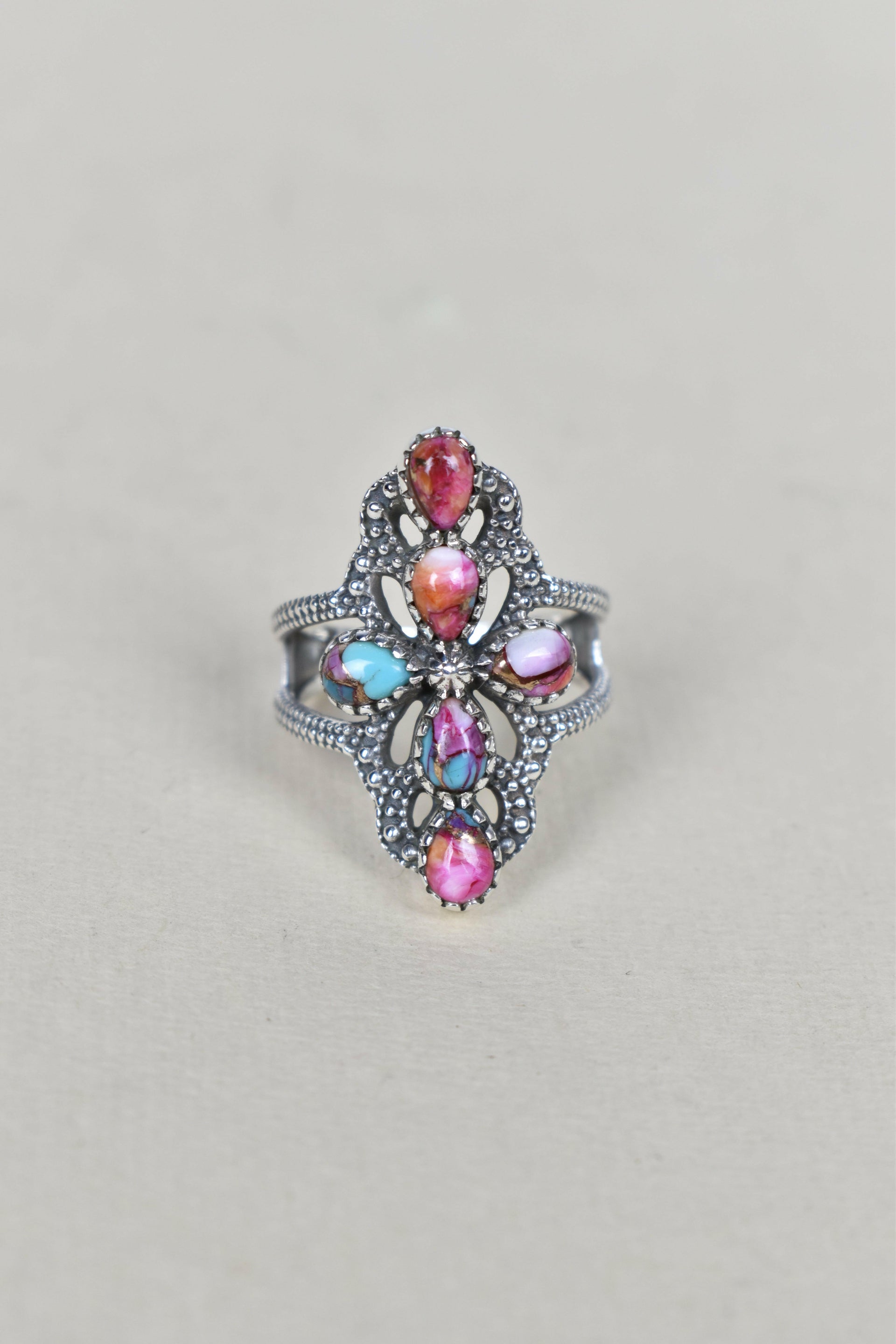 Victoria Sterling Silver Stone Crawler Ring-Crawler Rings-Krush Kandy, Women's Online Fashion Boutique Located in Phoenix, Arizona (Scottsdale Area)