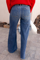 RISEN Everly High Rise Wide Leg Denim Jeans-Jeans-Krush Kandy, Women's Online Fashion Boutique Located in Phoenix, Arizona (Scottsdale Area)