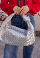 Dollie Woven Shoulder Bag-handbag-Krush Kandy, Women's Online Fashion Boutique Located in Phoenix, Arizona (Scottsdale Area)