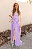 Picture Perfect Smocked Two-Piece Set-2 Piece Outfit Sets-Krush Kandy, Women's Online Fashion Boutique Located in Phoenix, Arizona (Scottsdale Area)