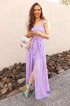 Picture Perfect Smocked Two-Piece Set-2 Piece Outfit Sets-Krush Kandy, Women's Online Fashion Boutique Located in Phoenix, Arizona (Scottsdale Area)